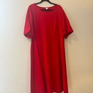 J. Jill Scarlet Midi Dress